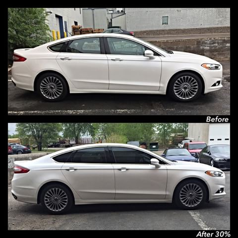 Window before and after